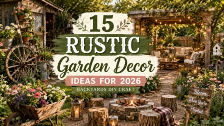 15 Rustic Garden Decor Ideas