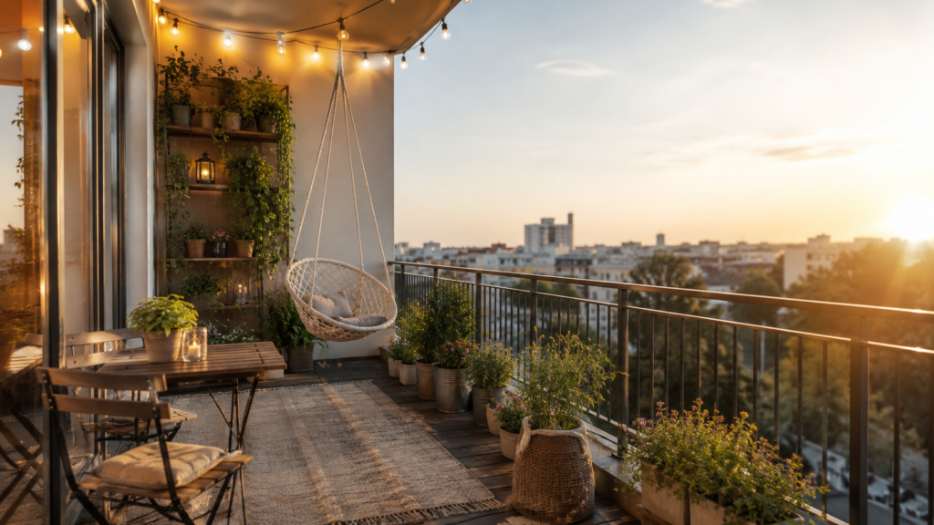 16 Apartment Balcony Furniture Ideas