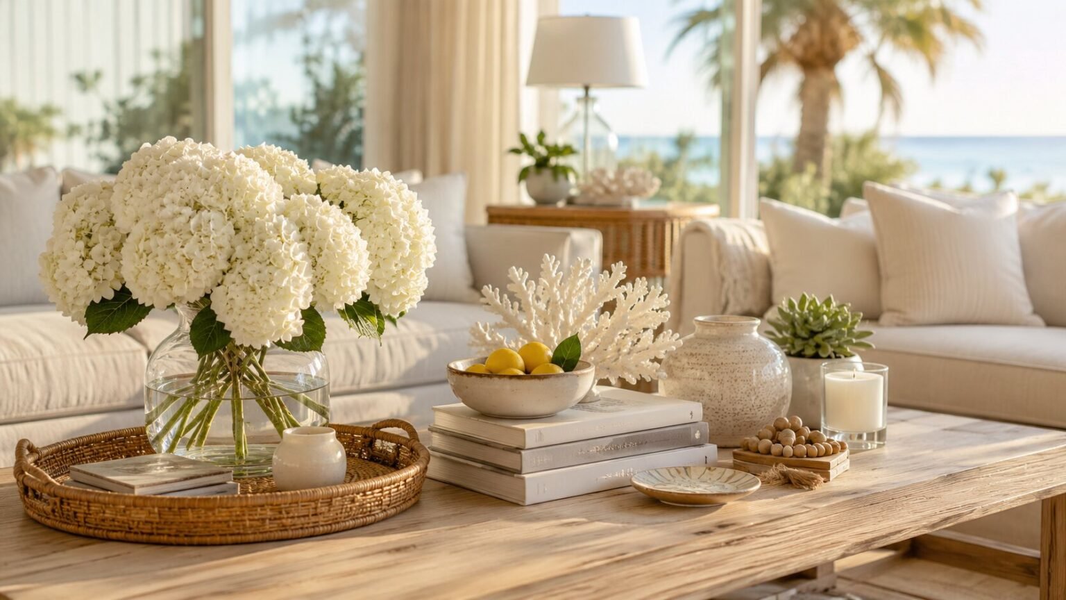 16 Bright and Airy Summer Coffee Table Decor Ideas to Refresh Your Living Room in 2026 16 Bright and Airy Summer Coffee Table Decor Ideas