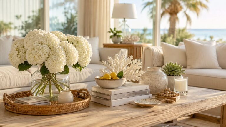 16 Bright and Airy Summer Coffee Table Decor Ideas