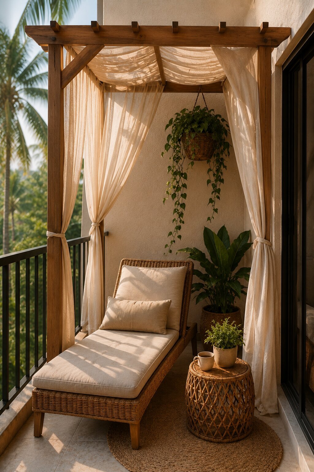 A Mini Pergola or Shade Canopy