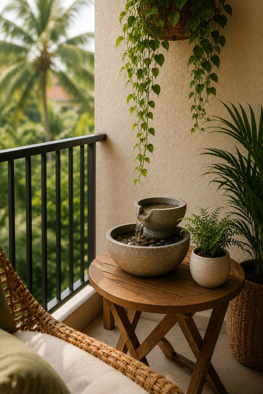 A Tabletop Water Feature for Spa Vibes