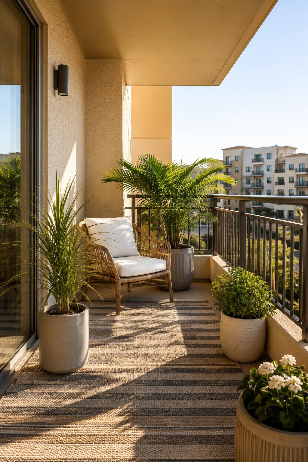 An Outdoor Rug That Defines the Space