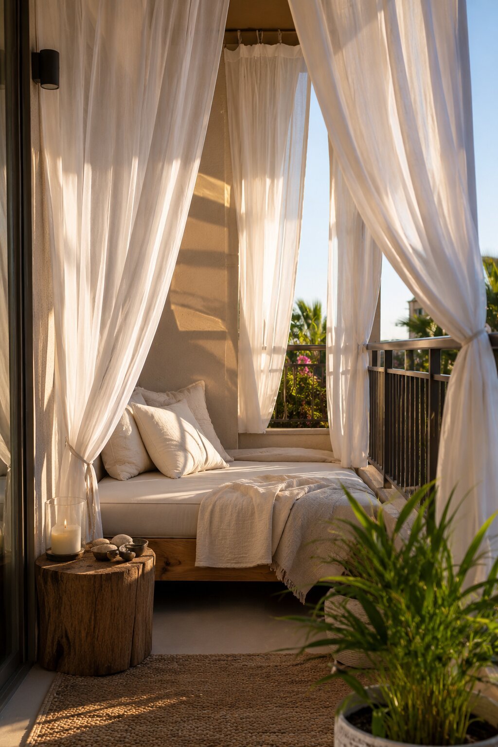 Sheer Cabana Curtains for Privacy & Drama
