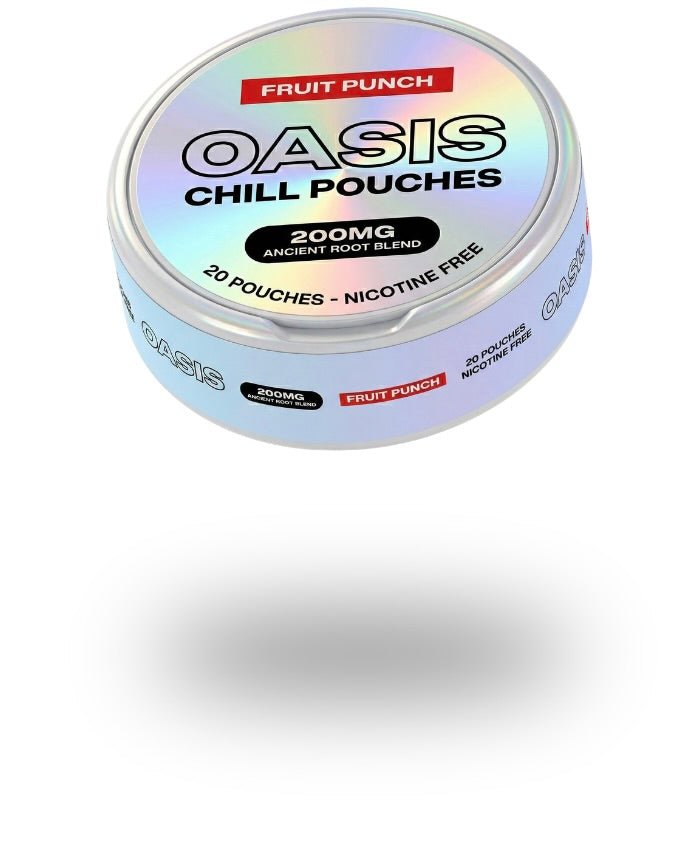 Oasis Chill Pouches Fruit Punch tin