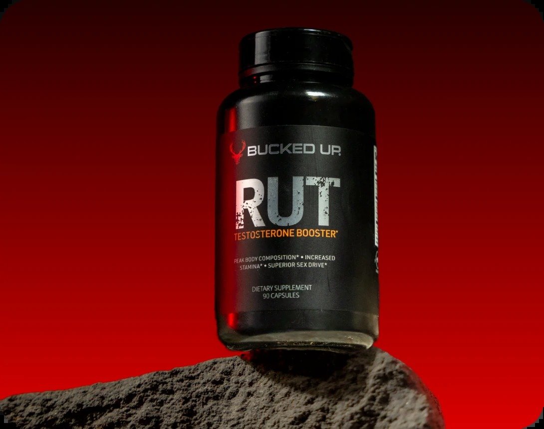 Bucked Up RUT Testosterone Booster bottle