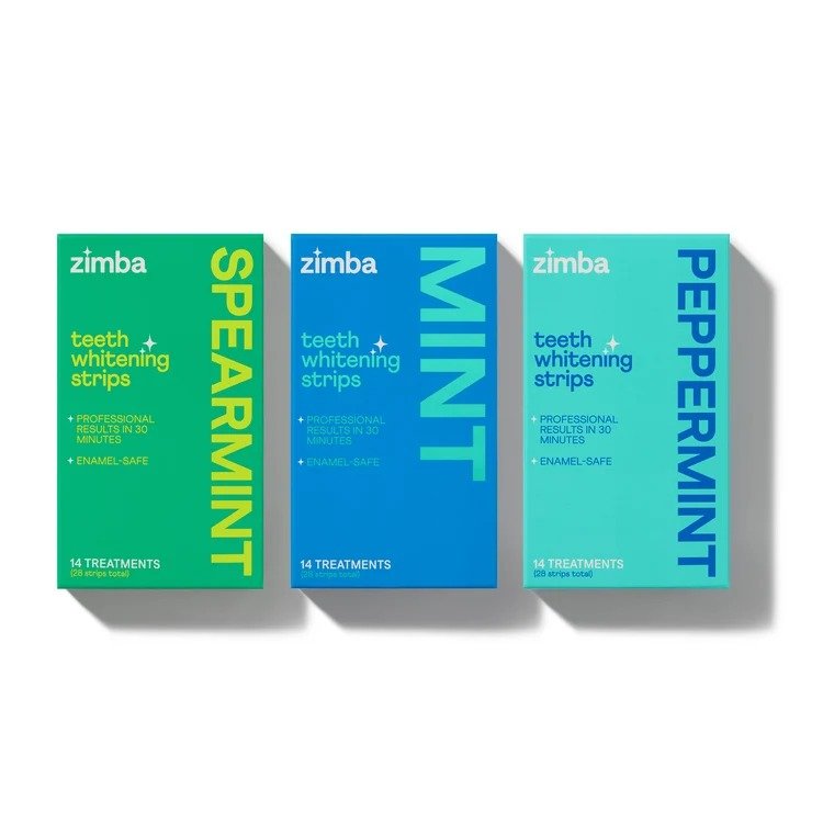Zimba Mint Teeth Whitening Strips