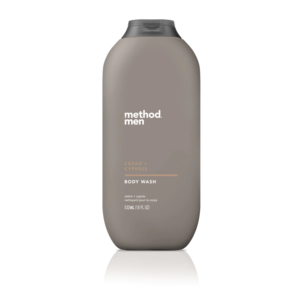 Method Men body wash, Cedar + Cypress, 18 fl oz bottle