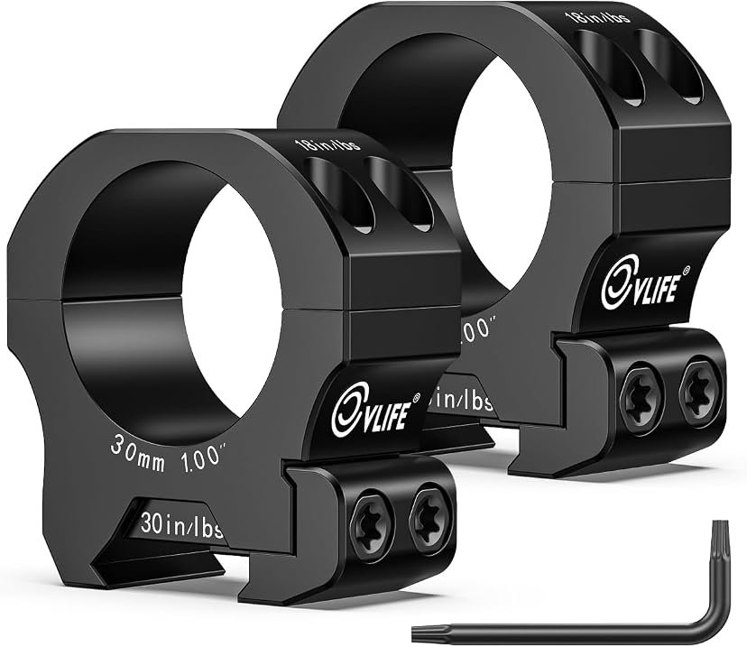 CVLIFE 30mm Scope Rings 2-Pack