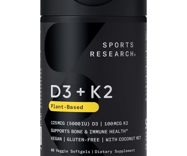 Sports Research Vegan Vitamin D3 + K2 supplement