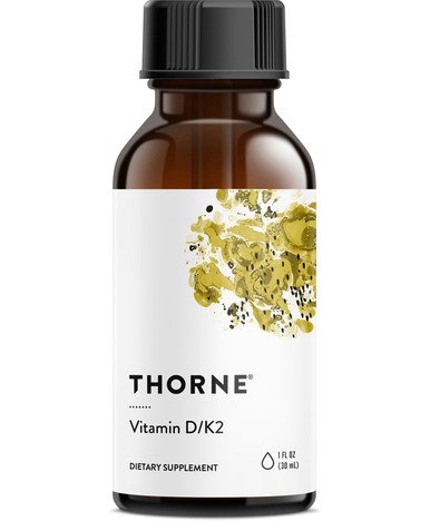 THORNE Vitamin D + K2 Liquid with metered dispenser