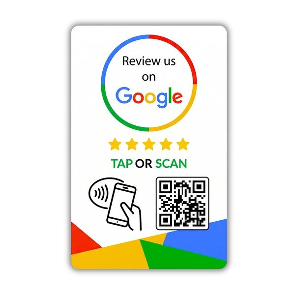 TapFive Google Review Tap Card