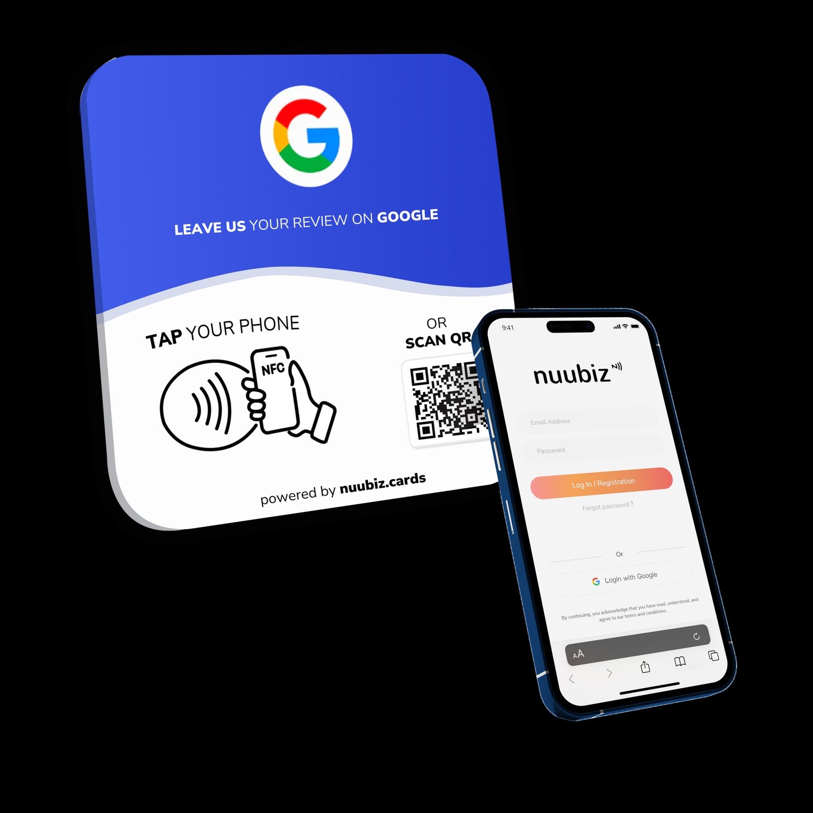 NUUBIZ Google Review Tap Card basic