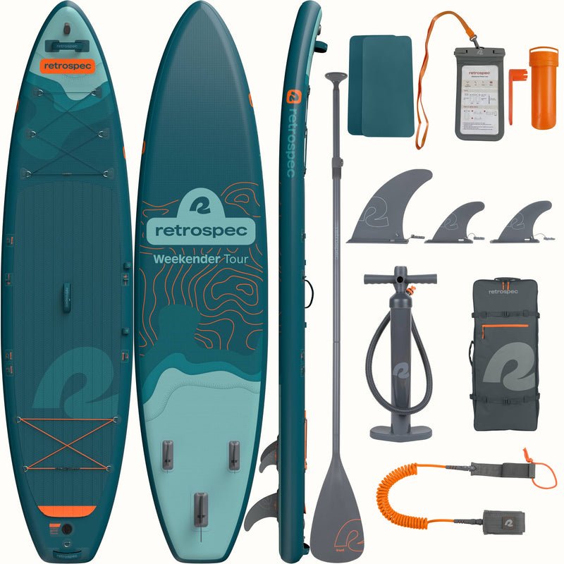 Retrospec Weekender Tour 11'6 Inflatable Touring Paddle Board