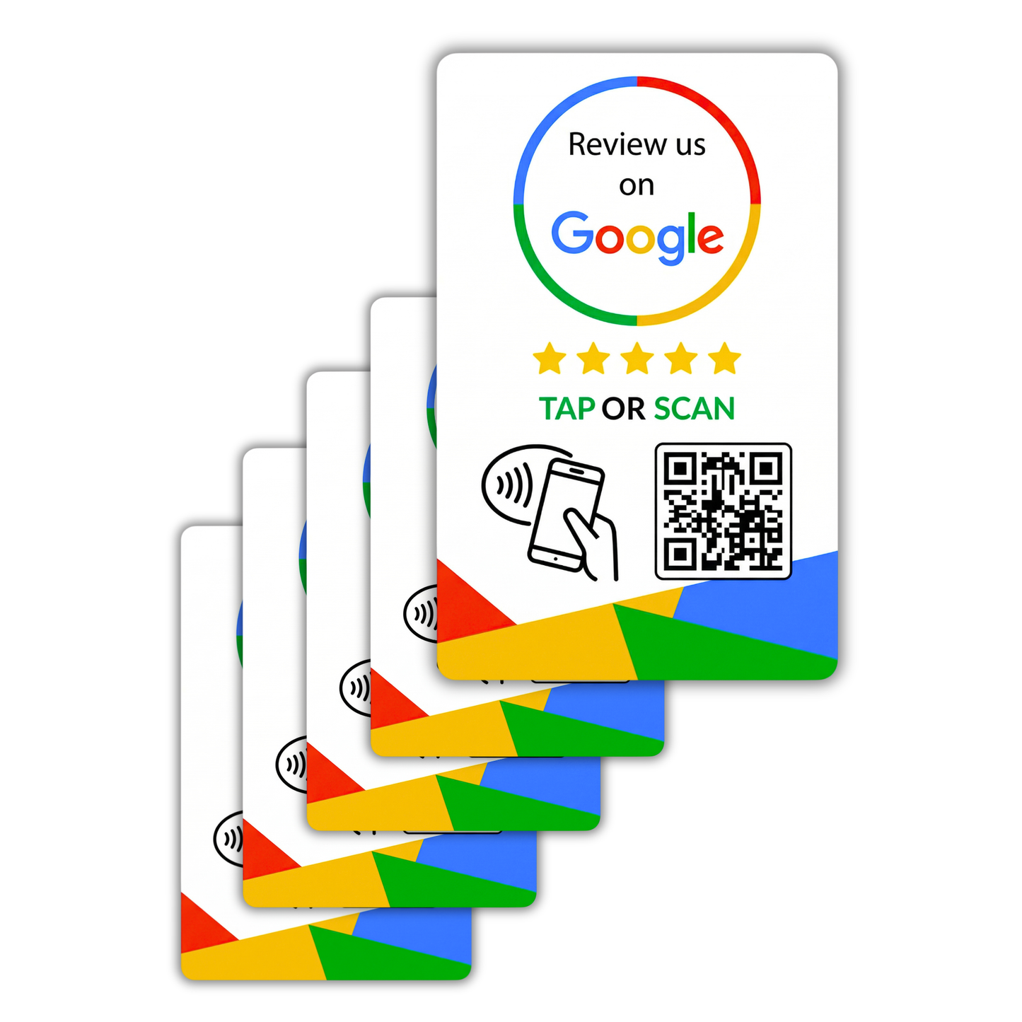 TapFive Google Review Tap Card (Zappy Card)