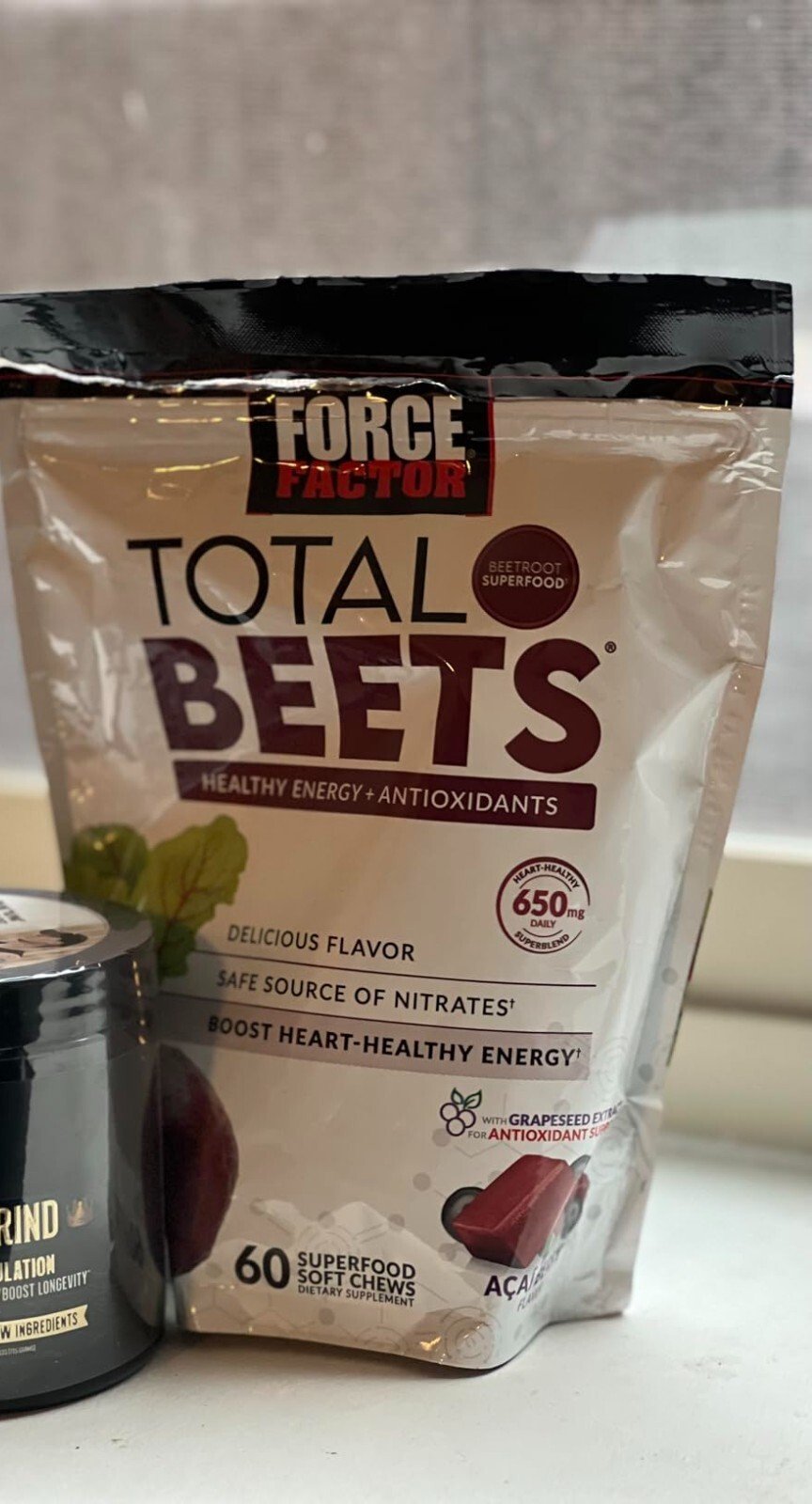 Force Factor Total Beets Ultimate Heart Health Chews