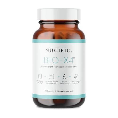 Nucific Bio X4 4-in-1 Weight Management Probiotic, 90 Capsules