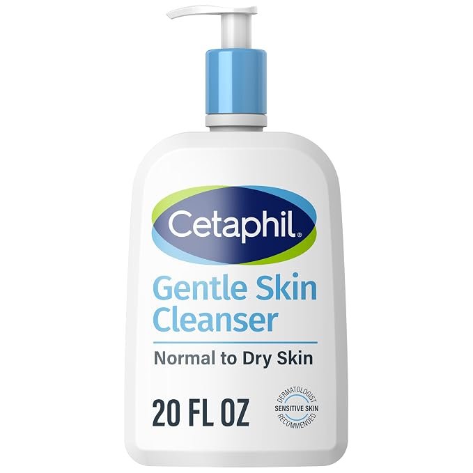 Cetaphil Hydrating Gentle Skin Cleanser for Dry to Normal Sensitive Skin, 20 oz